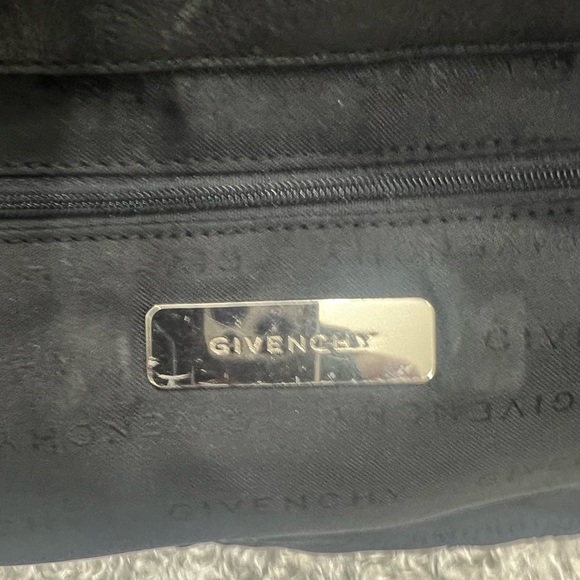 Givenchy Black Monogram Canvas and Leather Zip Satchel - Picture 13 of 15